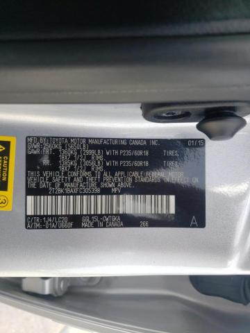 Photo 10 from auction – 2015 LEXUS RX 350 BAS with VIN 2T2BK1BAXFC305398