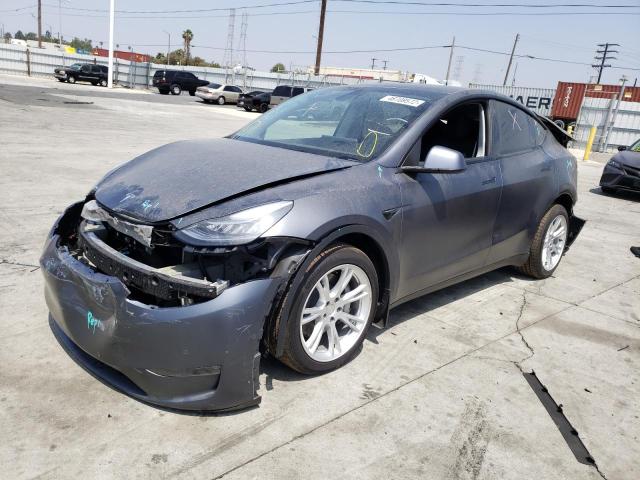 Photo 2 from auction – 2021 TESLA MODEL Y with VIN 5YJYGDEE2MF304559