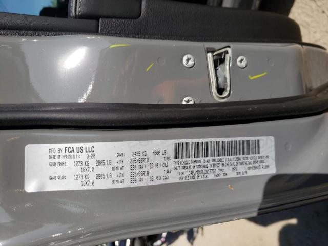 Photo 10 from auction – 2020 JEEP CHEROKEE L with VIN 1C4PJMDX2LD617732
