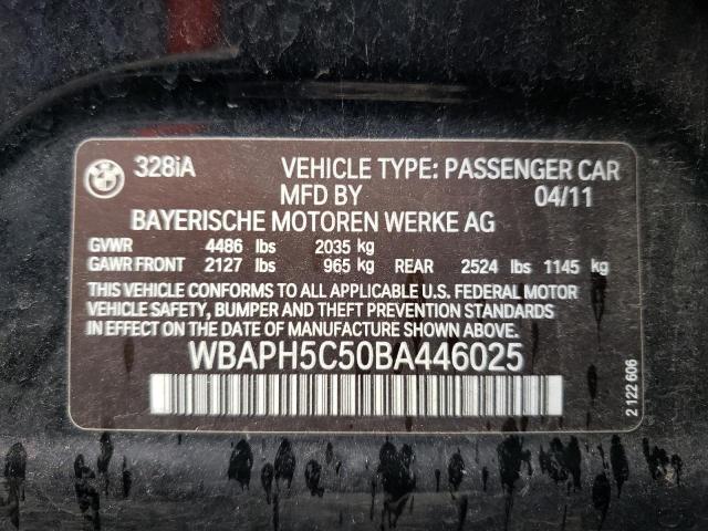 Photo 10 from auction – 2011 BMW 328 I SULE with VIN WBAPH5C50BA446025