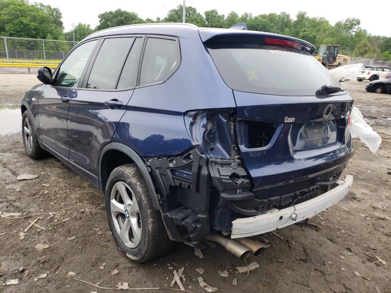Photo 3 from auction – 2011 BMW X3 XDRIVE2 with VIN 5UXWX5C58BLW14319