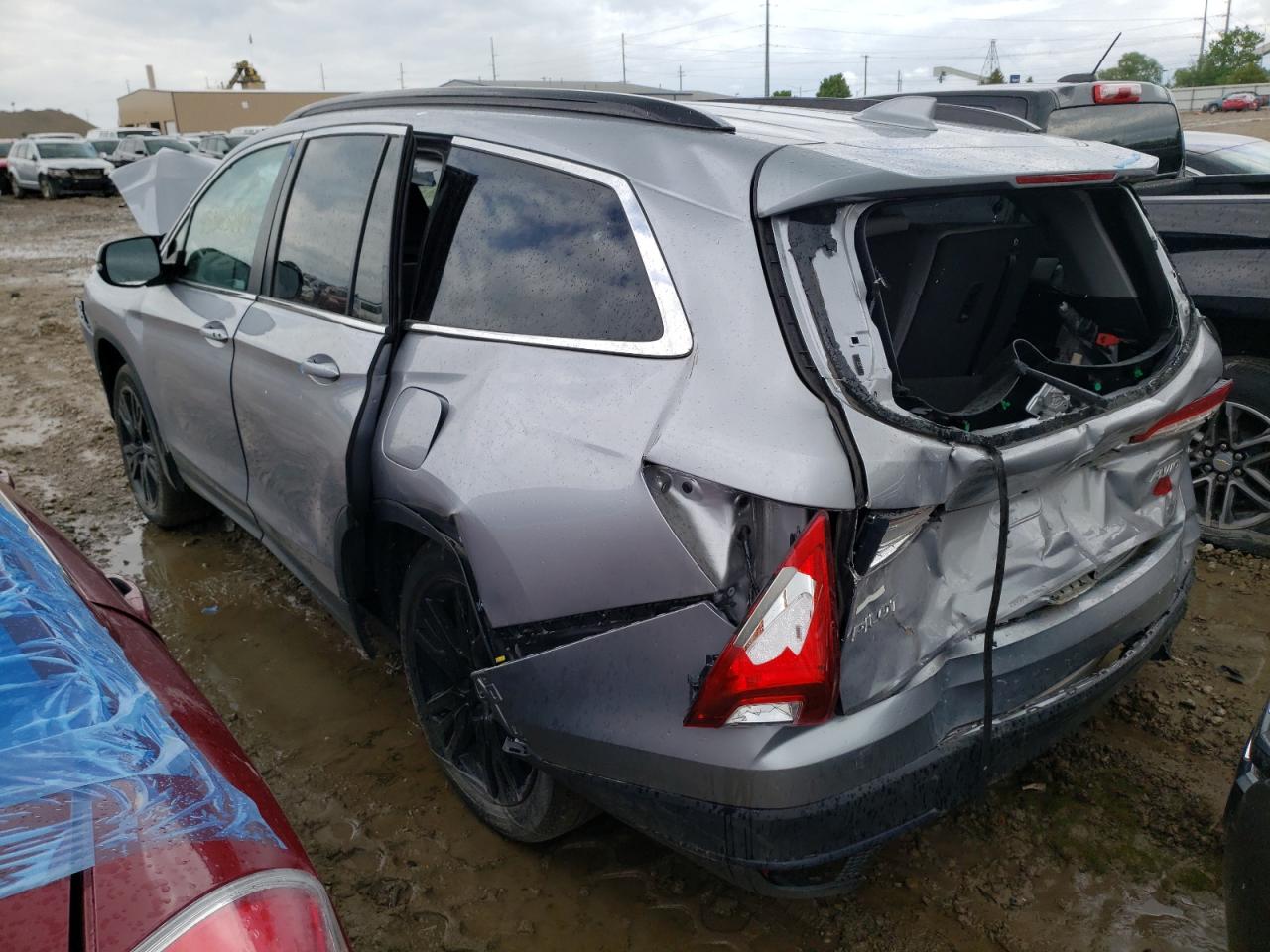 Photo 3 from auction – 2021 HONDA PILOT SE with VIN 5FNYF6H22MB094741