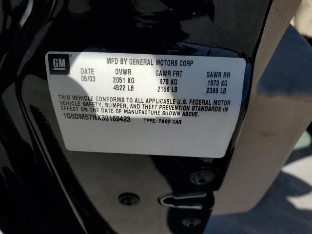 Photo 10 from auction – 2003 CADILLAC CTS with VIN 1G6DM57NX30169423