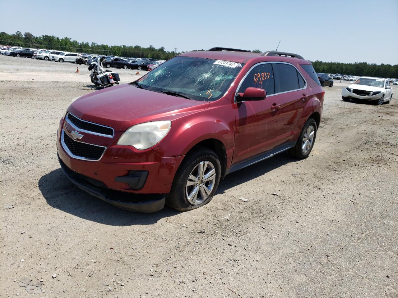 Photo 9 from auction – 2012 CHEVROLET EQUINOX LT with VIN 2GNFLEEK3C6216078