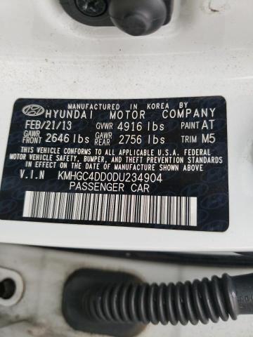 Photo 10 from auction – 2013 HYUNDAI GENESIS 3. with VIN KMHGC4DD0DU234904