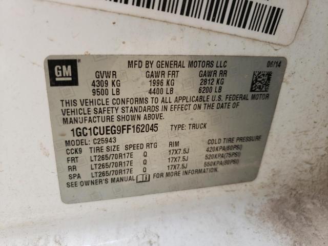 Photo 10 from auction – 2015 CHEVROLET SILVERADO with VIN 1GC1CUEG9FF162045