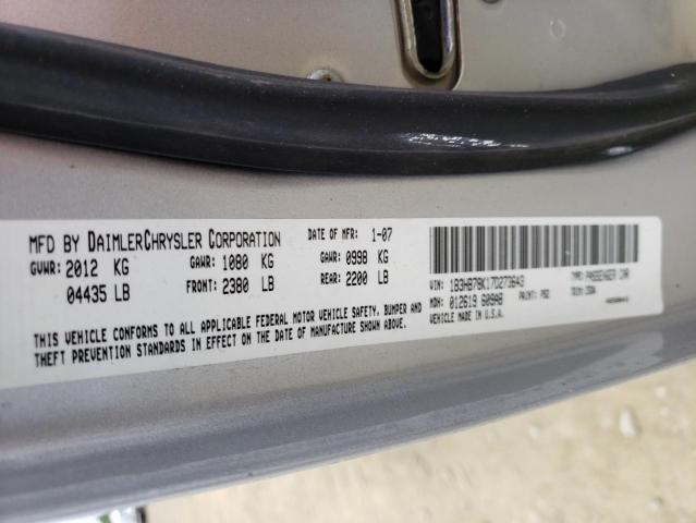 Photo 10 from auction – 2007 DODGE CALIBER R/ with VIN 1B3HB78K17D273643