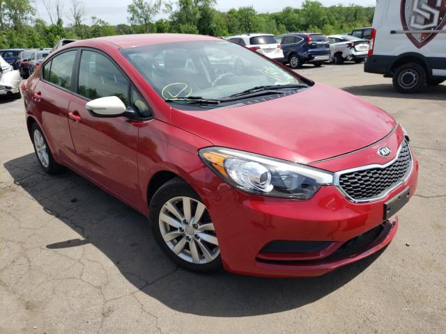 KIA FORTE LX 2014 with VIN KNAFX4A61E5056102 - Photo from auction