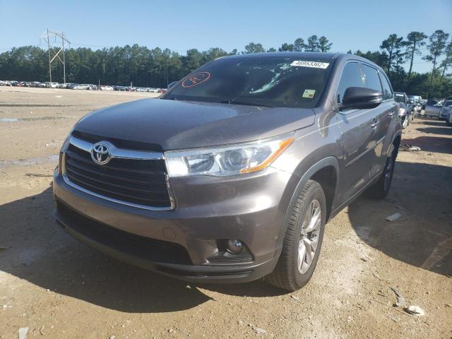 Photo 2 from auction – 2014 TOYOTA HIGHLANDER with VIN 5TDZKRFH1ES034889