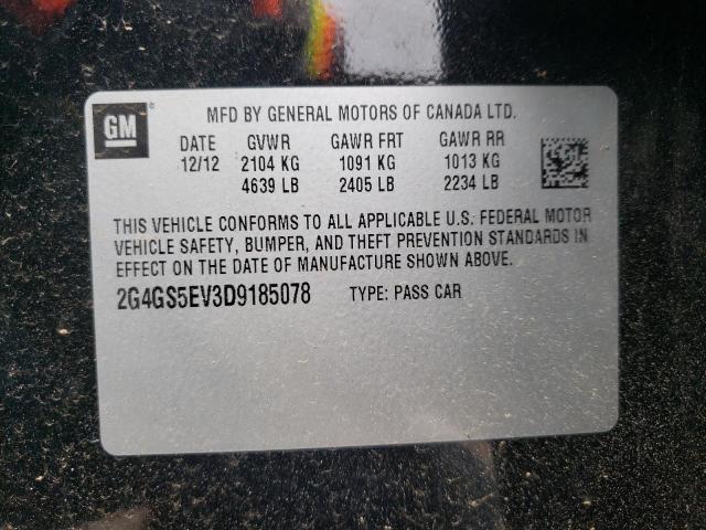 Photo 10 from auction – 2013 BUICK REGAL PREM with VIN 2G4GS5EV3D9185078