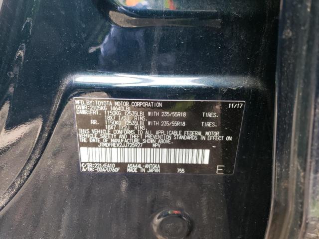 Photo 10 from auction – 2018 TOYOTA RAV4 LIMIT with VIN JTMDFREV2JJ725927