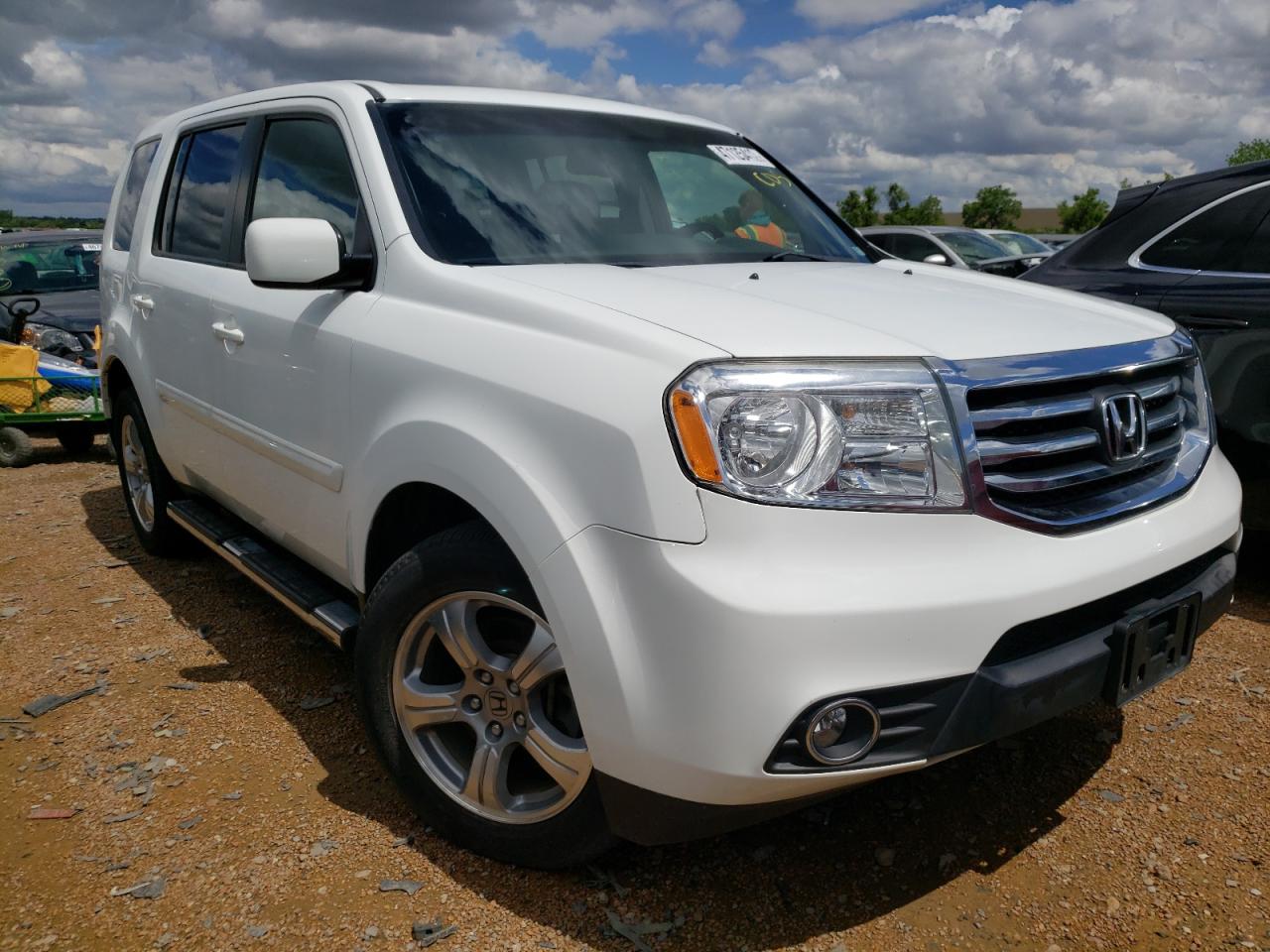 HONDA PILOT EXL 2013 with VIN 5FNYF4H51DB053239 - Photo from auction