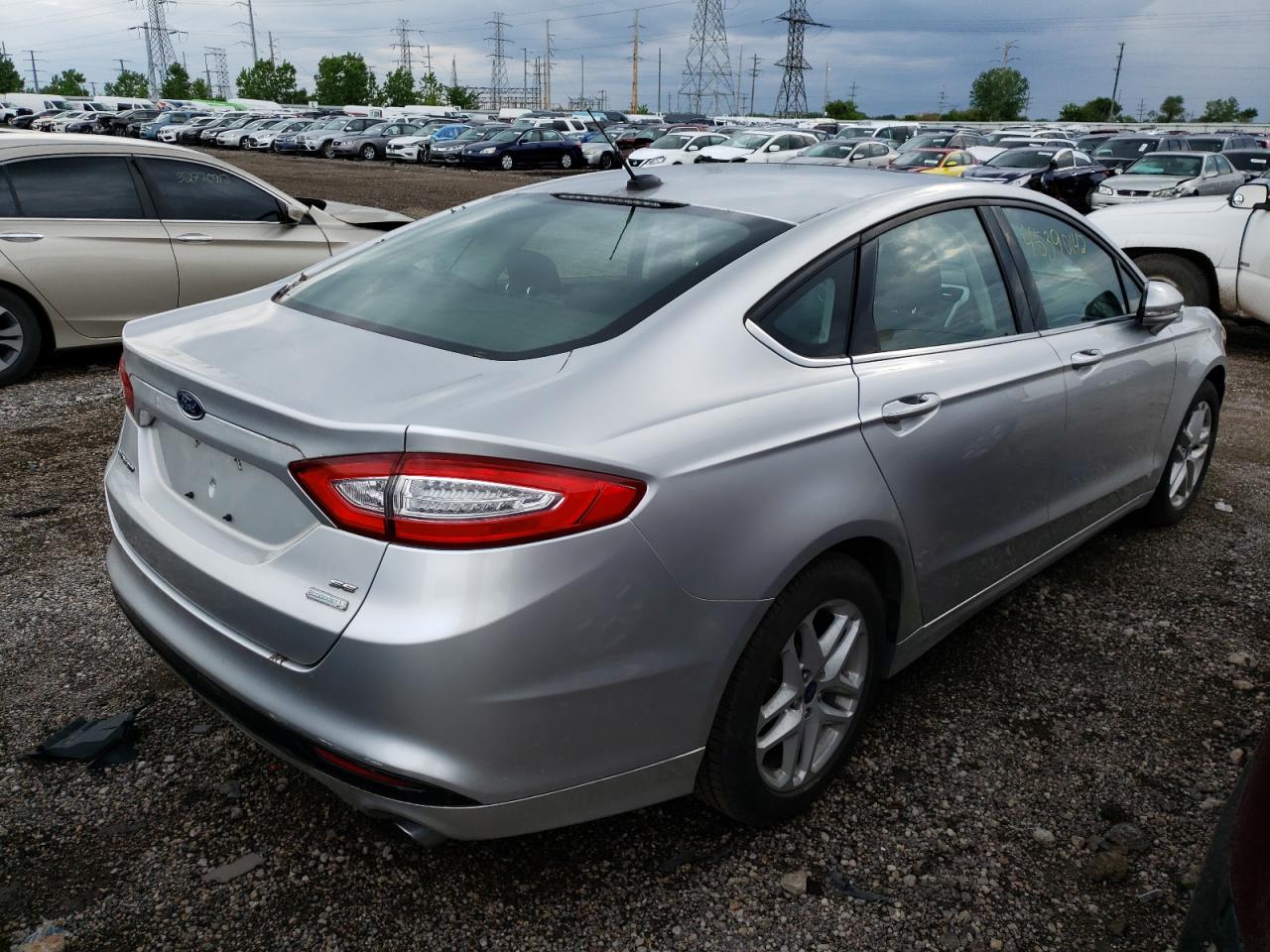 Photo 4 from auction – 2014 FORD FUSION SE with VIN 3FA6P0HD4ER168119