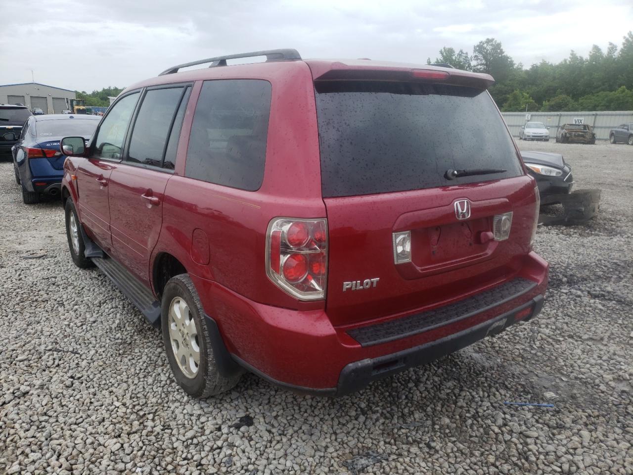 Photo 3 from auction – 2006 HONDA PILOT EX with VIN 5FNYF28766B044738