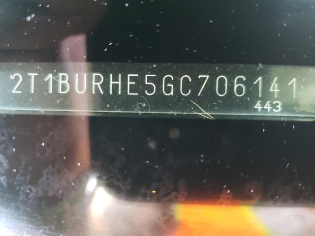 Photo 10 from auction – 2016 TOYOTA COROLLA L with VIN 2T1BURHE5GC706141