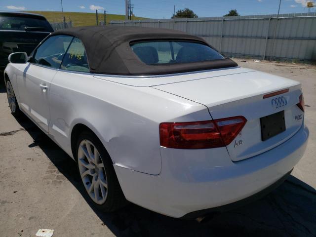 Photo 3 from auction – 2010 AUDI A5 PREMIUM with VIN WAUCFAFH5AN021913