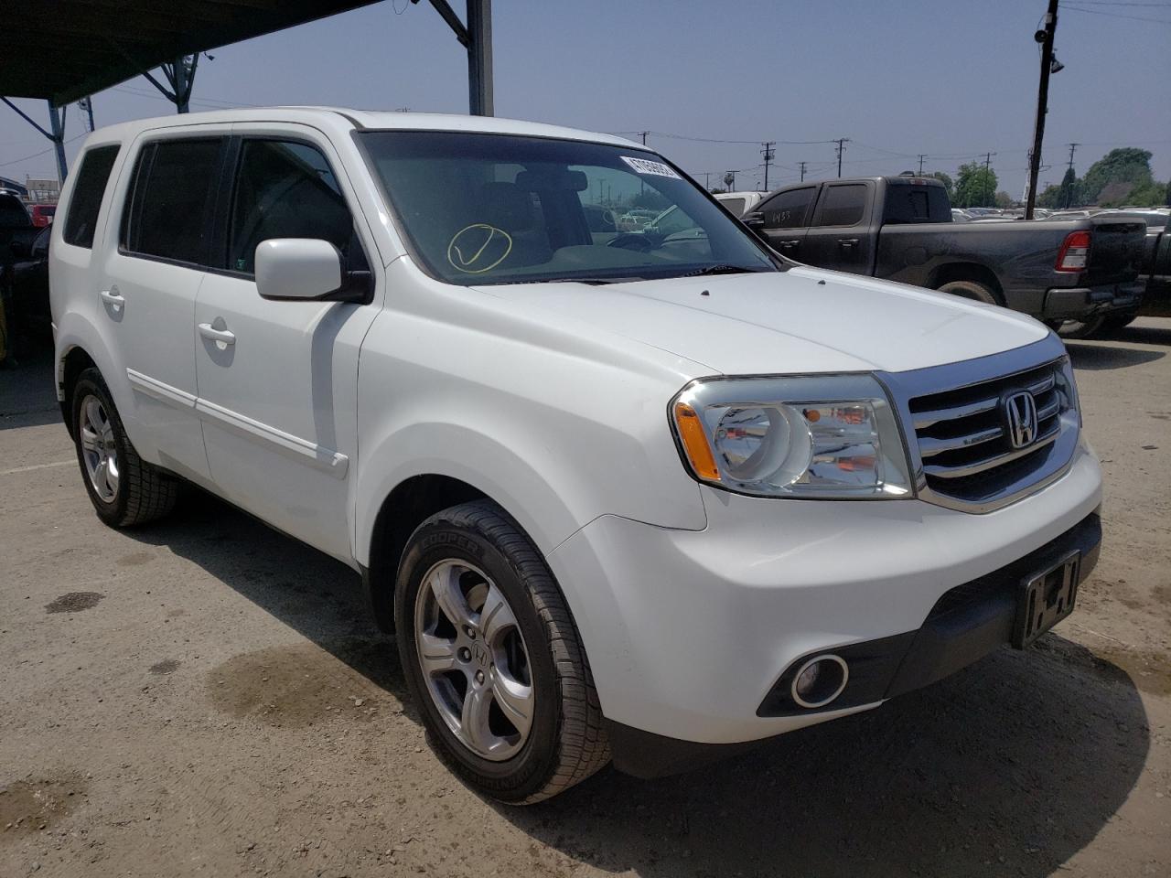 HONDA PILOT EXL 2012 with VIN 5FNYF3H60CB012859 - Photo from auction