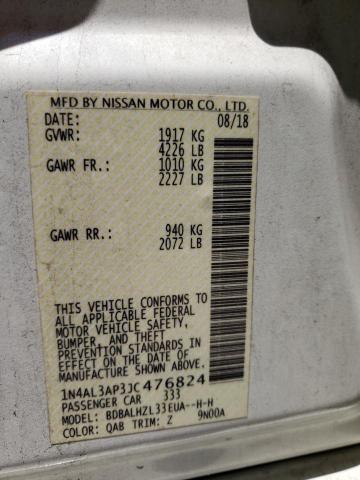 Photo 10 from auction – 2017 NISSAN ALTIMA 2.5 with VIN 1N4AL3AP3JC476824