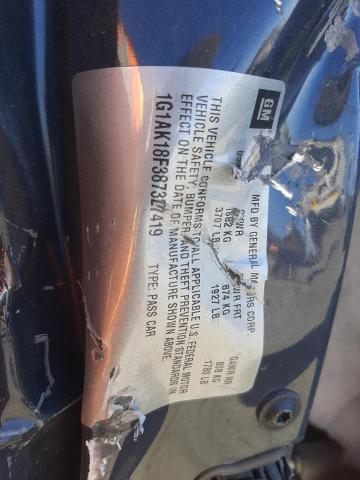 Photo 10 from auction – 2008 CHEVROLET COBALT LS with VIN 1G1AK18F387327419