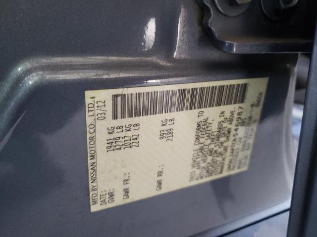 Photo 10 from auction – 2012 NISSAN ALTIMA BAS with VIN 1N4AL2AP7CN546987