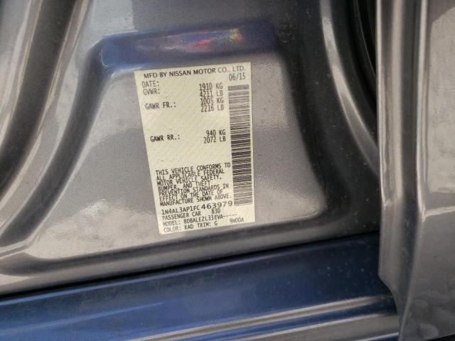 Photo 10 from auction – 2015 NISSAN ALTIMA 2.5 with VIN 1N4AL3AP1FC463979