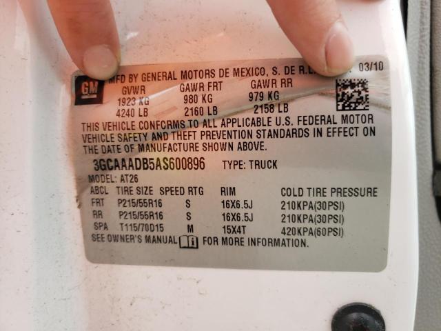 Фото 10 с аукциона – 2010 CHEVROLET HHR PANEL с VIN 3GCAAADB5AS600896