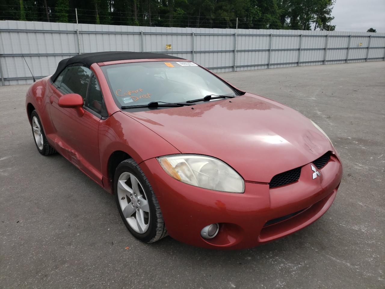 MITSUBISHI ECLIPSE SP 2008 with VIN 4A3AL25F48E009106 - Photo from auction