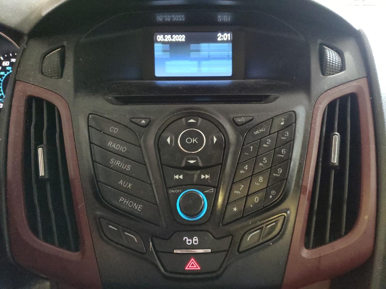 Photo 9 from auction – 2012 FORD FOCUS SE with VIN 1FAHP3F27CL320241