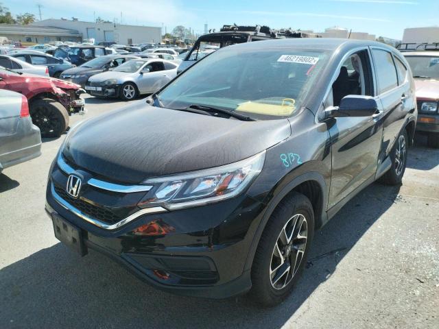 Photo 2 from auction – 2016 HONDA CR-V SE with VIN 2HKRM3H49GH518383