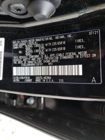 Photo 10 from auction – 2021 TOYOTA HIGHLANDER with VIN 5TDCZRBH6MS139191
