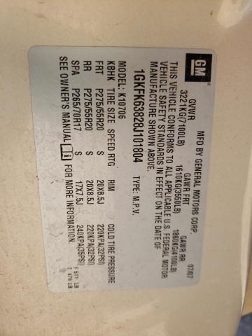 Photo 10 from auction – 2008 GMC YUKON DENA with VIN 1GKFK63828J101804