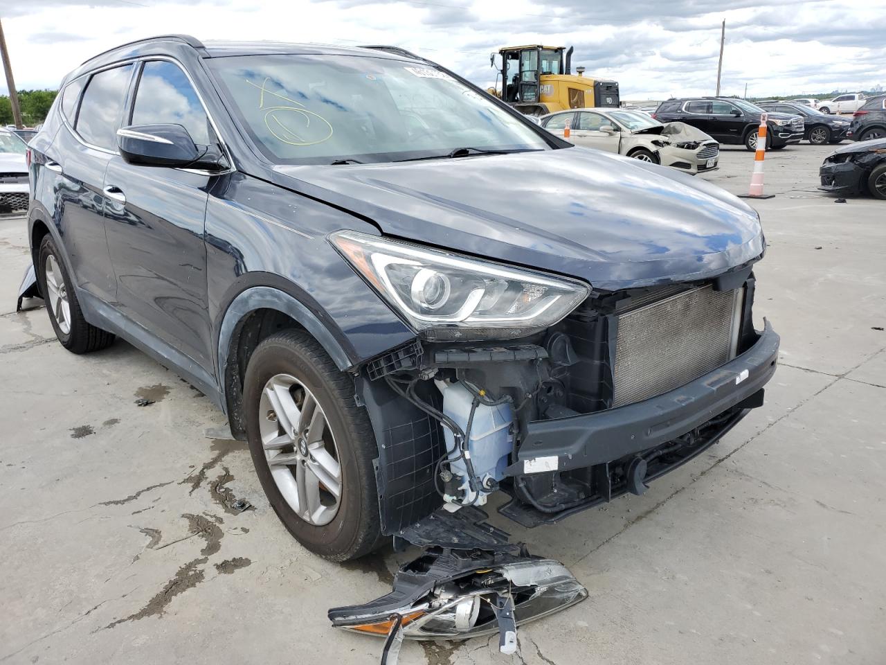 HYUNDAI SANTA FE S 2017 with VIN 5NMZU3LB1HH025365 - Photo from auction