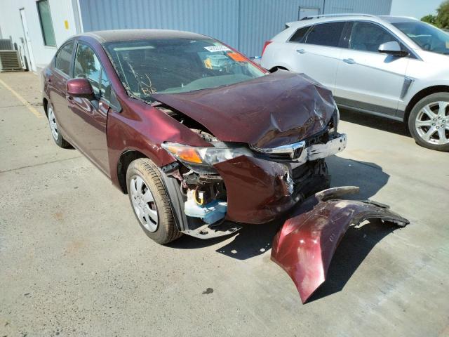 HONDA CIVIC LX 2012 with VIN 19XFB2F59CE384407 - Photo from auction