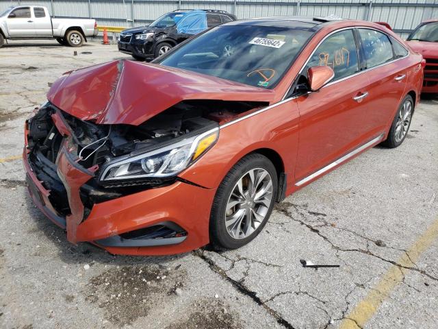 Photo 2 from auction – 2015 HYUNDAI SONATA with VIN 5NPE34AB2FH115487