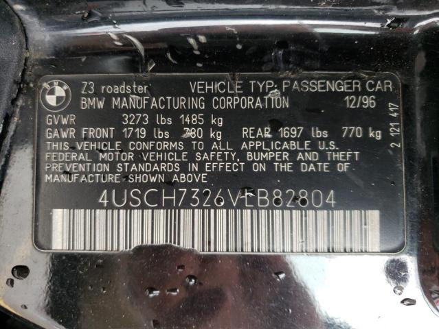 Photo 10 from auction – 1997 BMW Z3 1.9 with VIN 4USCH7326VLB82804