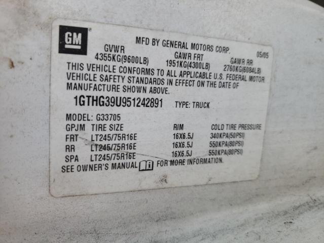 Photo 10 from auction – 2005 GMC SAVANA G35 with VIN 1GTHG39U951242891
