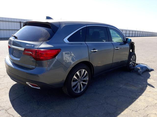 Photo 4 from auction – 2016 ACURA MDX TECHNO with VIN 5FRYD3H48GB007806