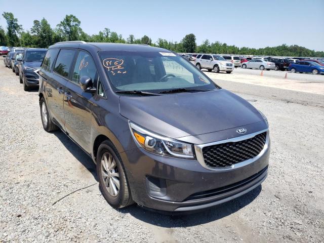 KIA SEDONA LX 2016 with VIN KNDMB5C10G6132227 - Photo from auction