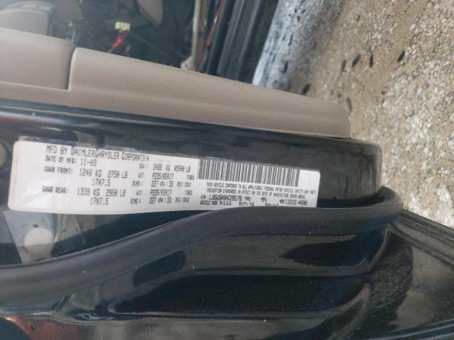 Photo 10 from auction – 2004 JEEP GRAND CHER with VIN 1J8GW58N84C295176