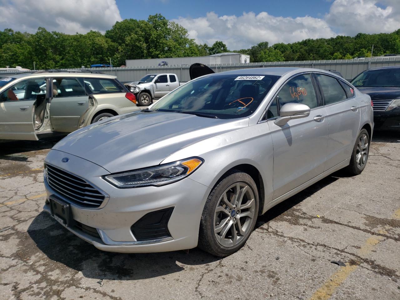 Photo 2 from auction – 2019 FORD FUSION SEL with VIN 3FA6P0CD9KR139251