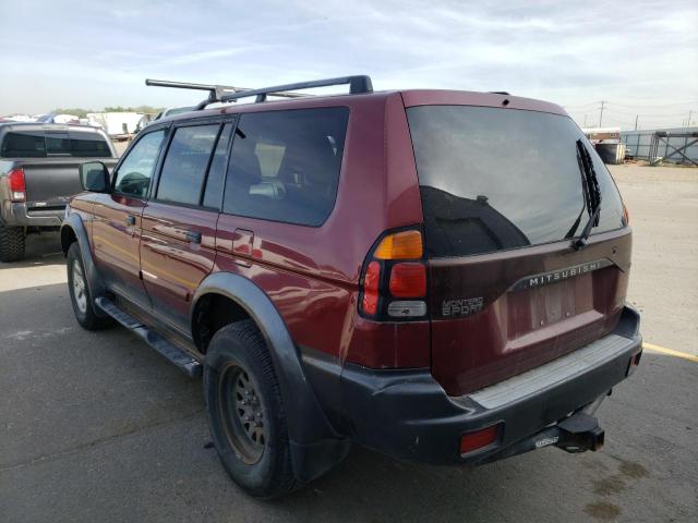 Photo 3 from auction – 2002 MITSUBISHI MONTERO SP with VIN JA4MT31R02P014041