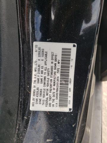 Photo 10 from auction – 2002 HONDA CR-V EX with VIN SHSRD78842U012874