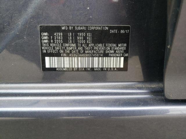 Photo 10 from auction – 2017 SUBARU IMPREZA with VIN 4S3GTAA69H3745614