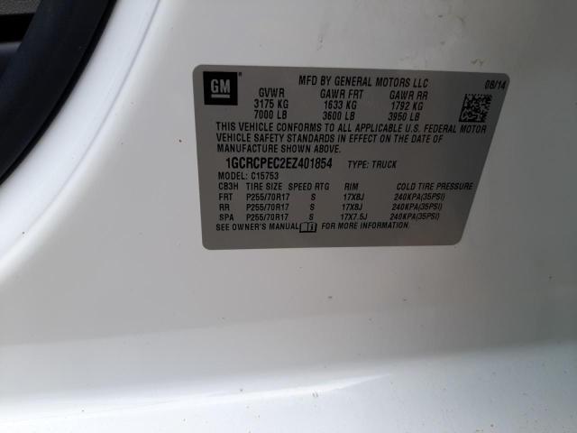 Photo 10 from auction – 2014 CHEVROLET SILVERADO with VIN 1GCRCPEC2EZ401854