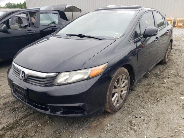 Фото 2 с аукциона – 2012 HONDA CIVIC EX с VIN 19XFB2F89CE025746
