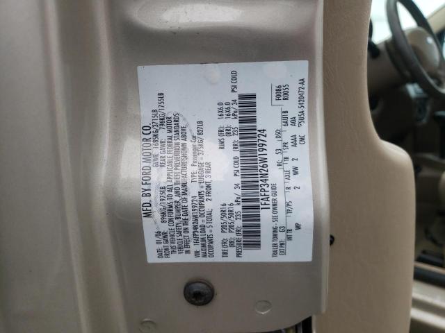 Photo 10 from auction – 2006 FORD FOCUS ZX4 with VIN 1FAFP34N26W199724
