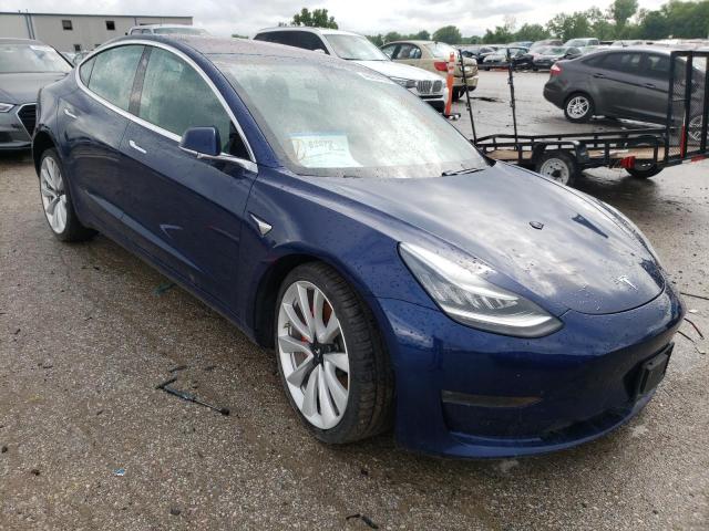 TESLA MODEL 3 2018 with VIN 5YJ3E1EB0JF072284 - Photo from auction