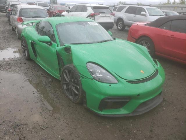 PORSCHE CAYMAN GT4 2021 with VIN WP0AC2A82MS289517 - Photo from auction