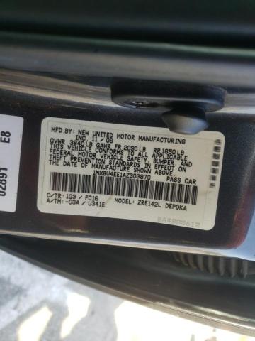 Photo 10 from auction – 2010 TOYOTA COROLLA BA with VIN 1NXBU4EE1AZ303870