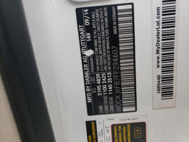 Photo 10 from auction – 2015 MERCEDES-BENZ E 400 with VIN WDDKJ6FB7FF294607